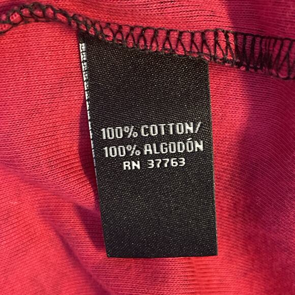 RAFAELLA Women's MEDIUM Sweater Button Front 3/4 Sleeves BLACK Dark PINK NWT - Picture 13 of 16